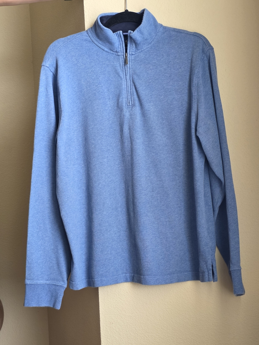 Brooks Brothers Sky Blue Half-Zip Pullover